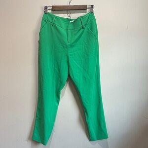 Alice + Olivia Bright Green Pants